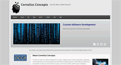 Desktop Screenshot of corneliusconcepts.com