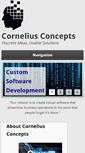 Mobile Screenshot of corneliusconcepts.com
